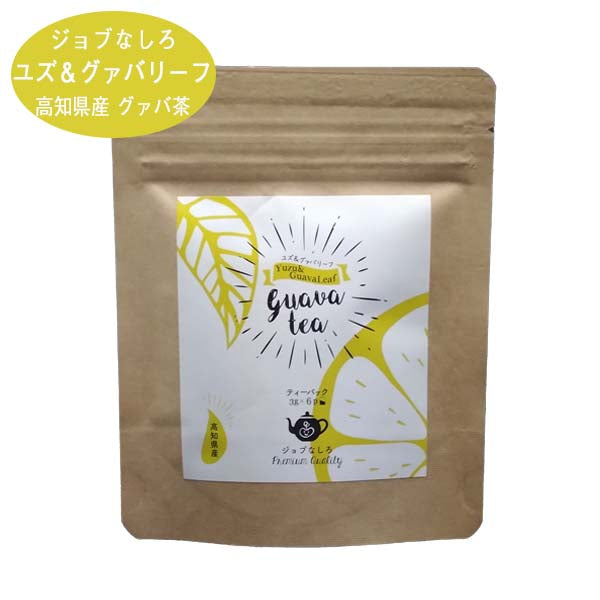 グァバ茶 ティーバッグタイプ ジョブなしろ 高知県黒潮町産グァバの葉使用 グァバの実 レモングラス 高知県産 生姜 柚子 グアバティー