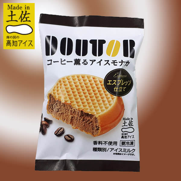 ドトールコーヒー 薫るアイスモナカ 6個セット 高知アイス エスプレッソ doutor ミルク Made in土佐 もなか 最中 ドトールコーヒーアイス