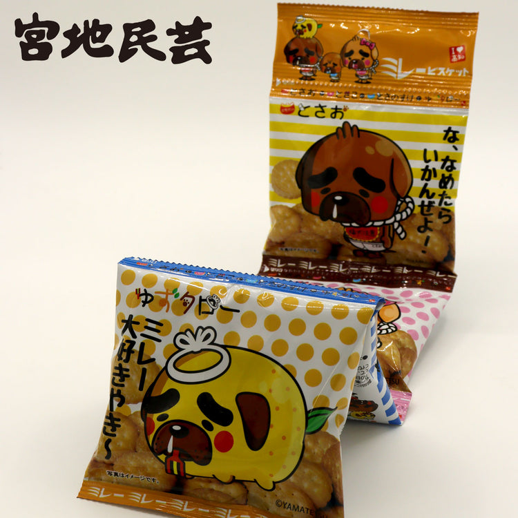 とさお ミレービスケット4連 とさおファミリー ゆるきゃら 高知 ご当地 高知限定 お土産