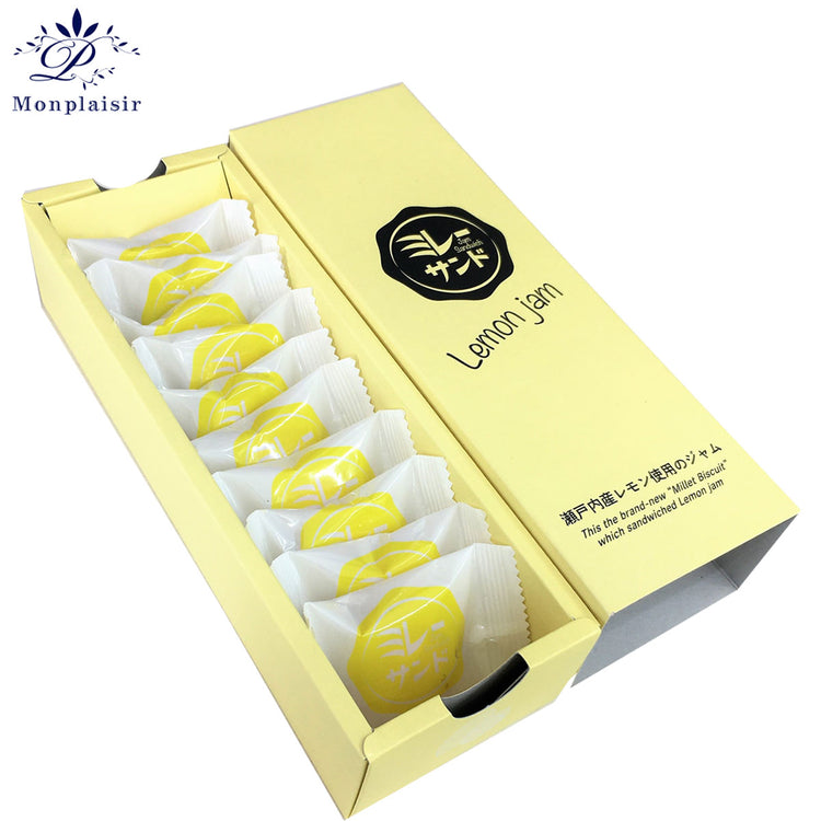 ミレージャムサンド 1箱 モンプレジール 国産ジャム ミレーサンド いちご ブルーベリー 瀬戸内レモン