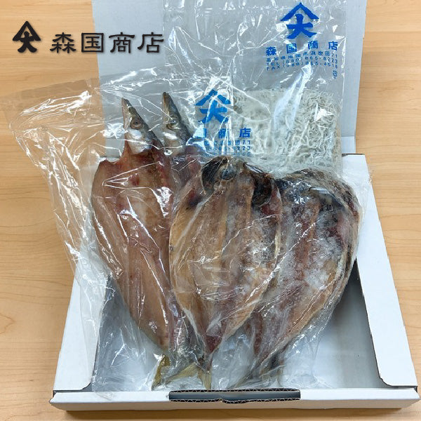 土佐しらす干しと特選干物セット/森国商店 冷凍便 高知浜改田の無添加しらす ちりめん じゃこ