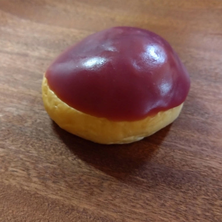 羊羹ぱん (4個入り)/冷凍便 菱田ベーカリー こしあんの丸いあんパンの上にようかんをコーティングした甘い羊羹パン 宿毛 すくも 高知