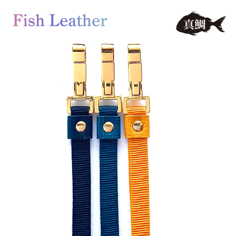 IDパスケース フィッシュレザー マダイ オーシャンレザー 魚の皮 fish leather 真鯛 釣り好きの人 ギフト