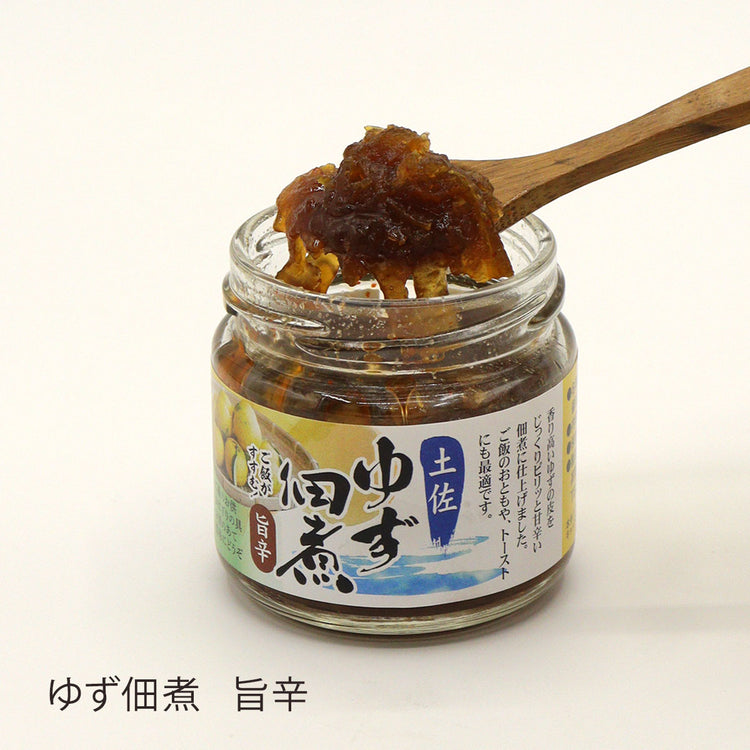 柚子・ぶしゅかん 佃煮 あまから煮 1個 甘辛煮 高知土産 ごはんのお供 だるま味噌