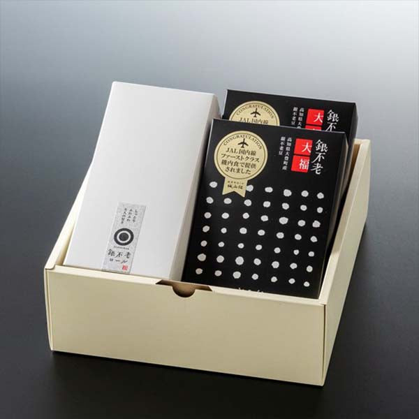 銀不老ロールケーキ&大福2箱セット スイーツセットB 城西館 クール冷凍便