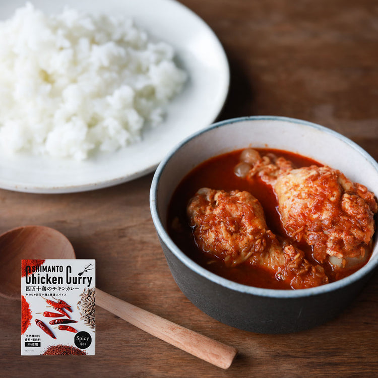 四万十鶏のチキンカレー 地鶏スパイスカレー レトルトカレー ご当地カレー 無添加 無着色 常温保存 ターメリック
