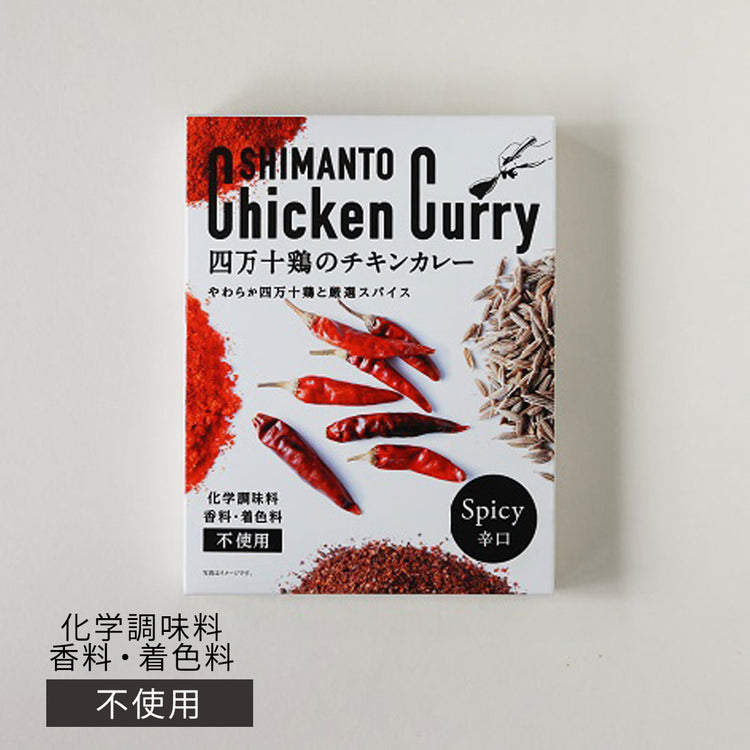 四万十鶏のチキンカレー 地鶏スパイスカレー レトルトカレー ご当地カレー 無添加 無着色 常温保存 ターメリック