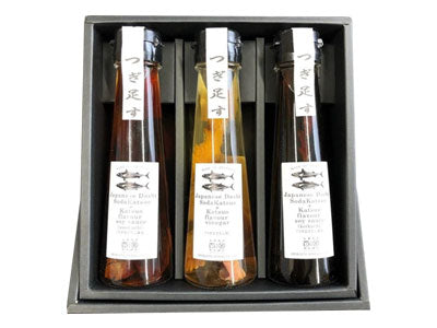 つぎ足す鰹だしギフト　3本セット（濃口・淡口・酢）しまんと百笑かんぱに 高知 四万十 調味料 ギフト