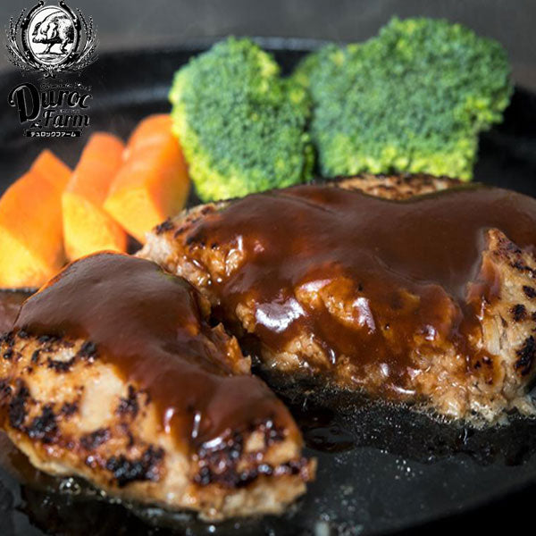 ギフト 四万十ポーク・牛肉合いびきハンバーグセット 1個150g×6個 デュロックファーム 冷凍  贈答 お中元 お歳暮