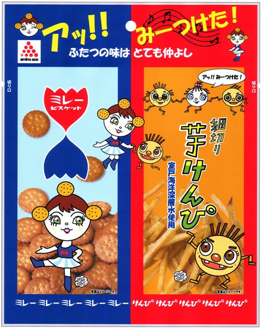 高知生まれのミレーと芋けんぴのペアパック　12個入り