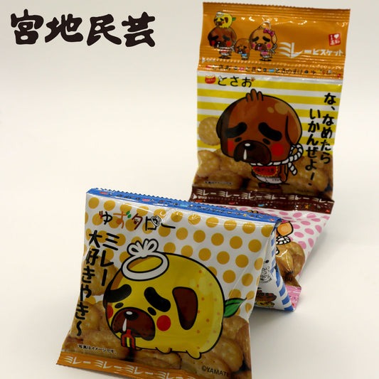 とさお ミレービスケット4連 とさおファミリー ゆるきゃら 高知 ご当地 高知限定 お土産