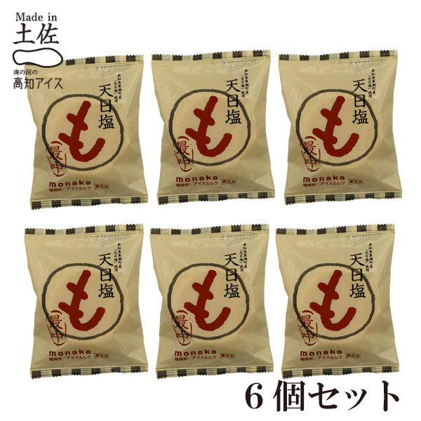 高知アイス Made in 土佐 天日塩もなか 6個セット モナカ 最中アイス てんぴえん 塩アイス
